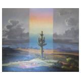 Louise McCall 30x40 Acrylic Cactus