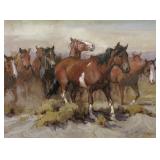 Suzanne Baker 24x32 O/C "Study in Browns #2"