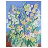 Louise McCall 48x36 Acrylic "Altar Flowers"