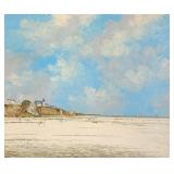 Pierre Stefani Oil La Plage de Villerville