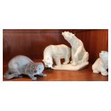 Group of Porcelain Animal Figures