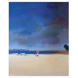 Manuel Vicario, 12x10, O/B, Beach Scene