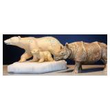 (2) Jay Strongwater Animal Figures