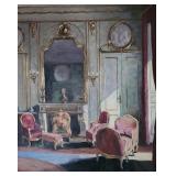 A Bary Decorator Oil, Rococo Interior