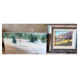 Two Original, Signed, Paintings