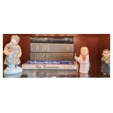 Group of Russian Figures and Books