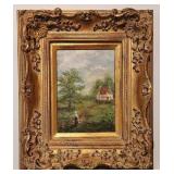 Mary Ann Caldwell, Oil Painting, Landscape, Girl