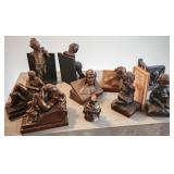 Group of Bookends, 4 Pair