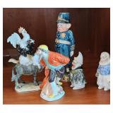 Group of (5) Porcelain Figures