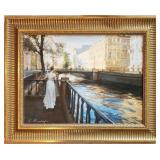 Unclearly Signed, 18 x 24 O/C, Canal