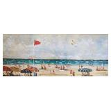 Wilfred J Huttel, 8x20, O/B, Beach Scene