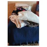 Twin Bed and Bedding