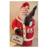 Papier Mache Santa Claus Figure