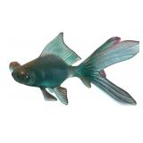 Daum Crystal Pate De Verre Gold Fish