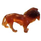 Daum Crystal Pate De Verre Sand Lion