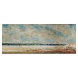 Wilfred "Chick" Huettel, O/B, Untitled Beach Scene
