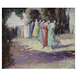 Arnold Franz Brasz 16x19 O/B Debutante Procession