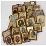 Group of Antique Daguerreotype and Tintype Photos