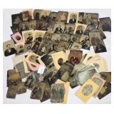 Group of Antique Tintype Photographs