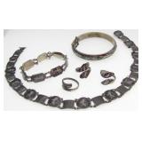 Sterling Silver Nielloware Siam Jewelry
