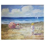 Unclearly Signed BSD 8x10 O/C Children at beach
