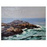 Francis Dixon 12x16 O/C Rocky Shore