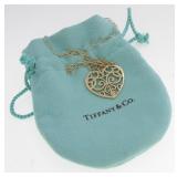18K YG Tiffany & Co Enchant Heart Necklace