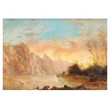 Unsigned Antique 12x18 O/C Landscape