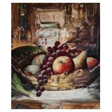 Rahnarvardkar Anoush 26x21 O/C Fruit Still Life
