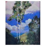 Patricia Bardes 14x12 Pastel "Summer Vista"