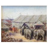 Edward Lee Winslow 14x18 O/B The Circus