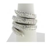 14K White Gold Diamond Ring
