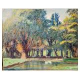 Louis O Griffith 15x20 O/B "The Pond"
