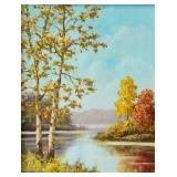 Dwight Steininger 18x14 O/B "Autumn Waters"