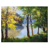 Don Russell 18x24 O/C "White River Overlook"