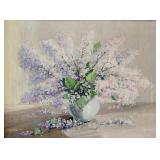 John Zwara 18x24 O/C Lilacs, Still Life