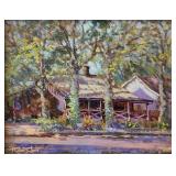 Robert Eberle 14x18 O/C "Welcome....Front Porch"