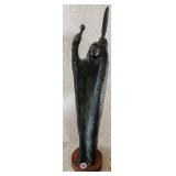 Allan Houser Ltd Ed Bronze, Sioux, Fan, Rattle