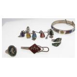 Sterling Silver Enamel Siam Jewelry