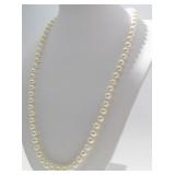 Cultured Pearl Necklace with 14K Clasp