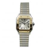 SS/18KY Cartier Santos Quartz Small 2026 Box and P