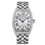 SS Franck Muller Ladies Curvex Quartz White Dial