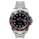 SS Rolex GMT Master II Pepsi on Oyster 2021 Box an