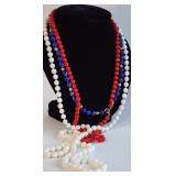 Three Bead Necklaces