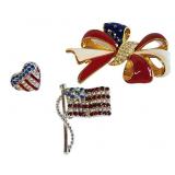 Swarovski, Dodds, Joan Rivers Patriotic Jewelry