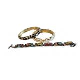 Group of Enamel Bracelets