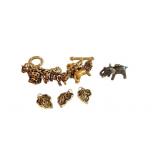 Jay Strongwater Charm Bracelet, Enamel Charms