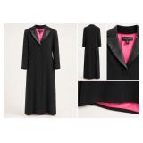 Ellen Tracy Linda Allard Black Duster Coat