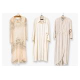 Three Off-White/Beige Dresses