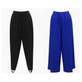 St. John Sport Black & Purple Knit Pants
